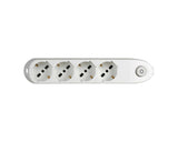 Bticino Poker Prolunga e Multiple 1,5 m 4 Prese AC Interno Bianco