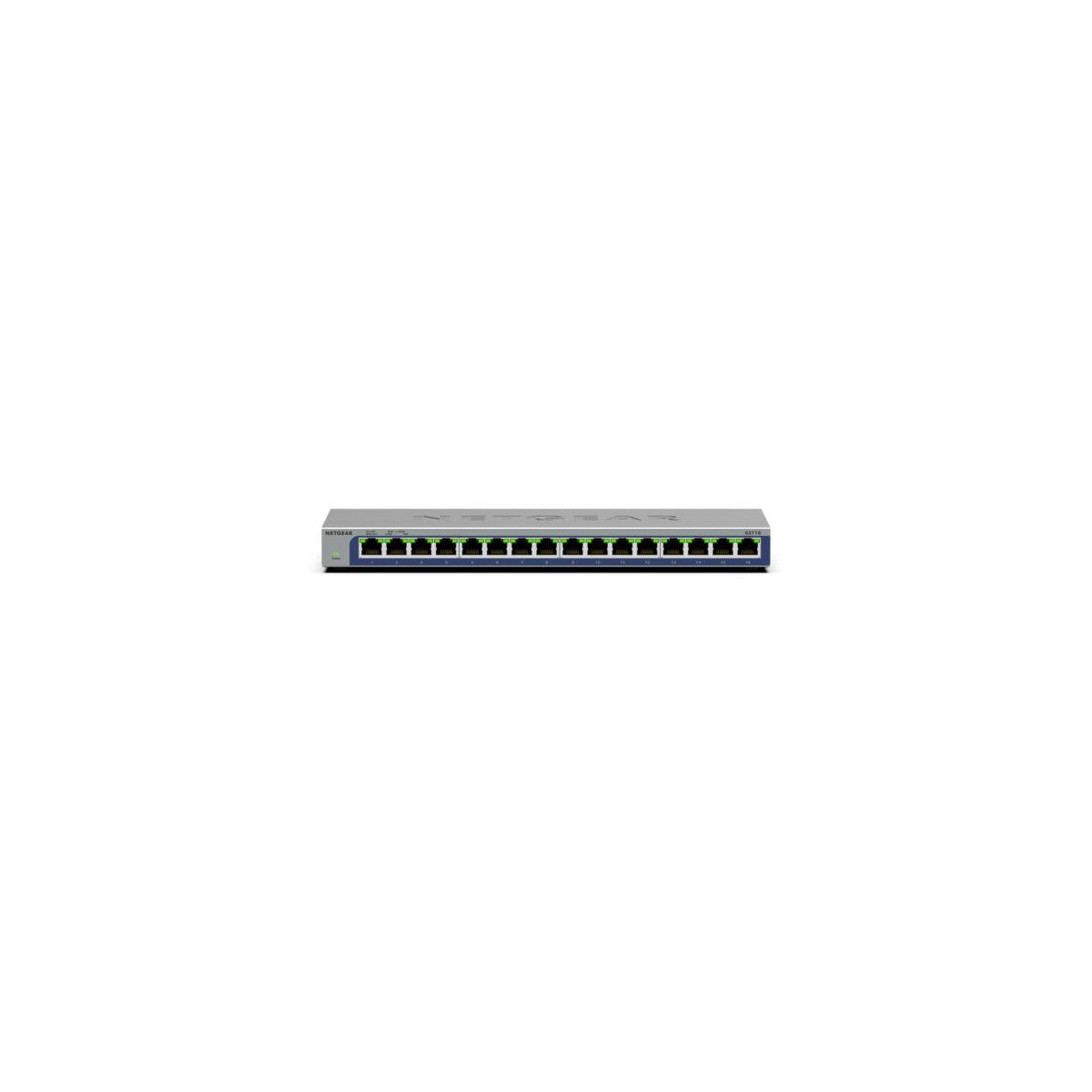 NETGEAR GS116 Non gestito L2 Gigabit Ethernet (10/100/1000) Nero