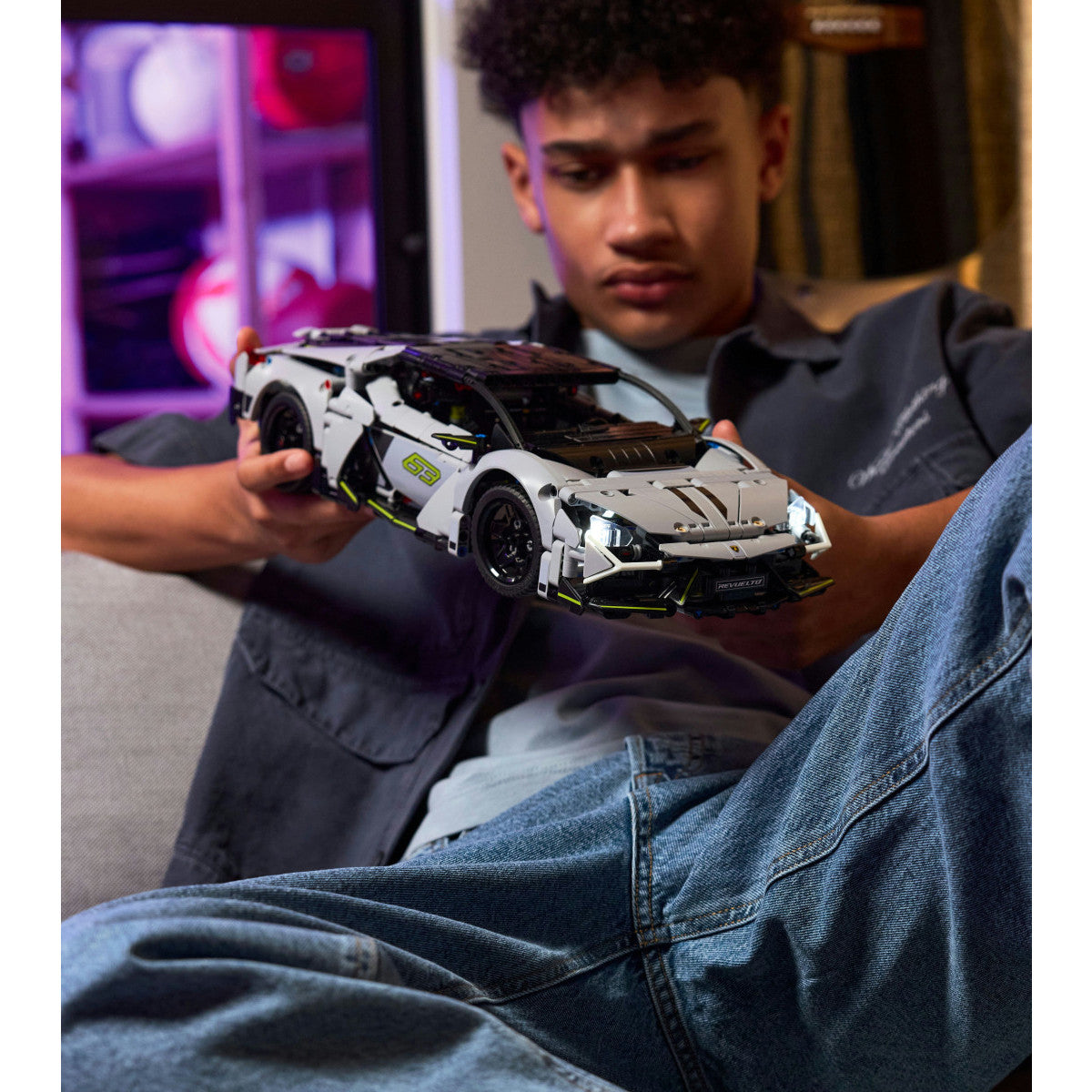 LEGO Technic Lamborghini Revuelto 42214 Auto Telecomandata 10 Anni 1135 Pezzi