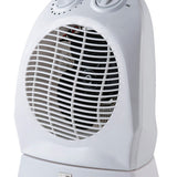 Velamp Termoventilatore Oscillante PR012-2 1000/2000W Bianco