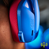 Logitech G Logitech G435 LIGHTSPEED Cuffie Gaming Wireless Bluetooth per PC PS4 PS5 Smartphone Blu