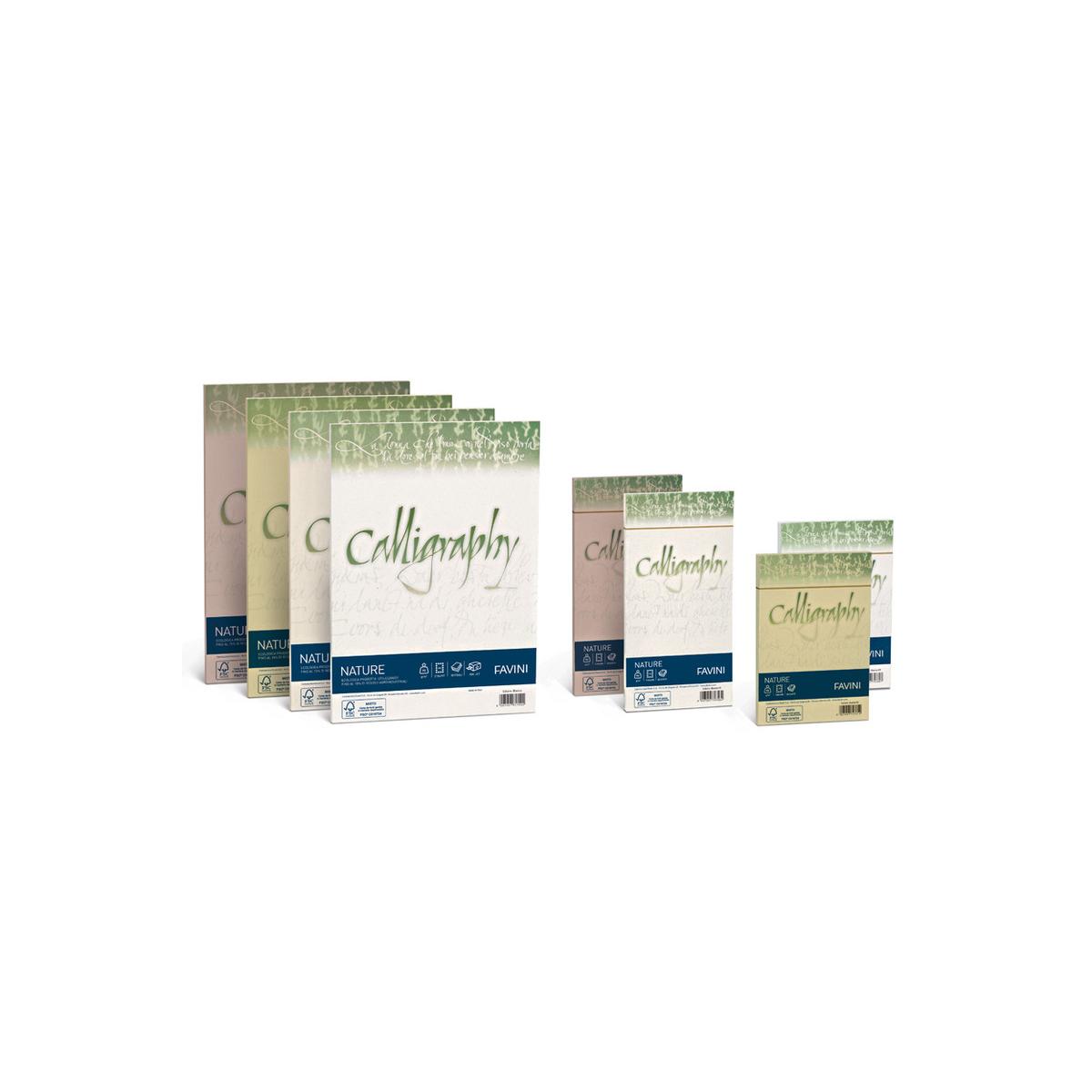 Favini Nature Calligraphy carta inkjet A4 (210x297 mm) 50 fogli Bianco