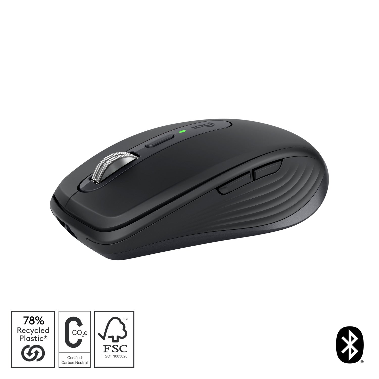 Logitech MX Anywhere 3S mouse Mano destra RF senza fili Bluetooth Laser 8000 DPI