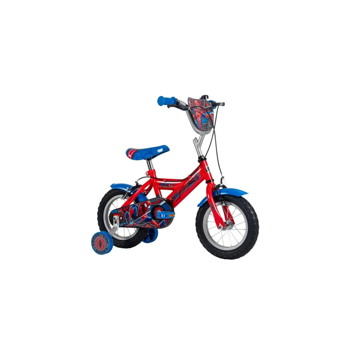 Mandelli Bicicletta Bambini 12 Pollici Spiderman Stabilizzatori Rimovibili 3-5 Anni