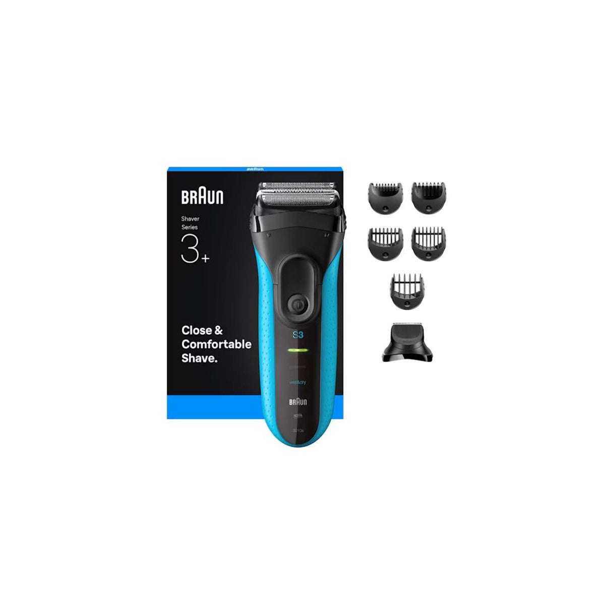 Braun 735483 Rasoio Trimmer Nero, Blu