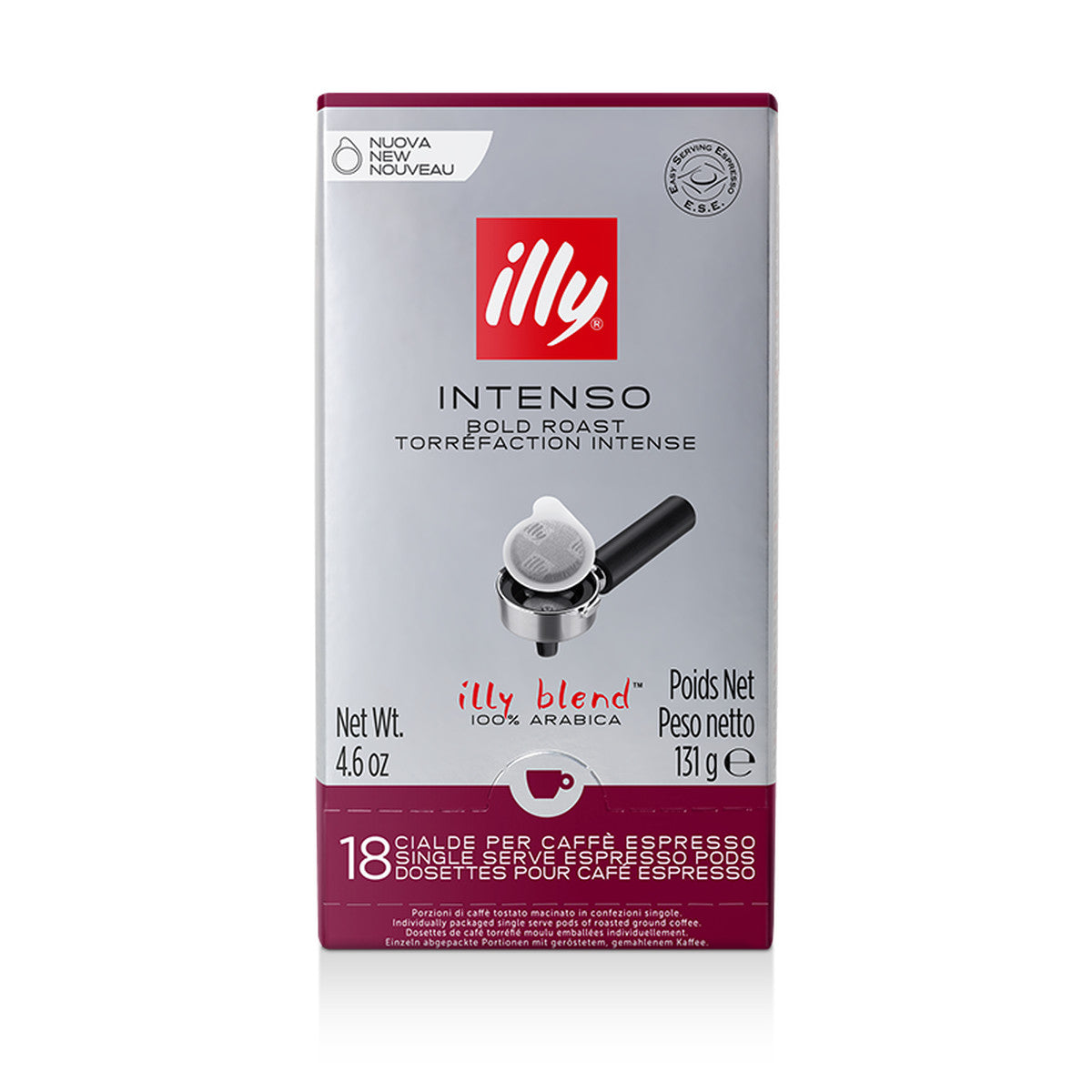 Illy 7999 Cialde da Caffe' Tostatura Scura 18 Pezzi
