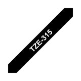 Brother TZE315 nastro per etichettatrice Bianco su nero TZe