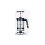 Severin SM 3584 montalatte e scaldalatte Nero, Acciaio inox
