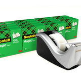 Scotch Nastro Adesivo Magic 810 - 16 Rotoli 19 Mm X 33 M Dispenser - Trasparente Opaco Scrivibile
