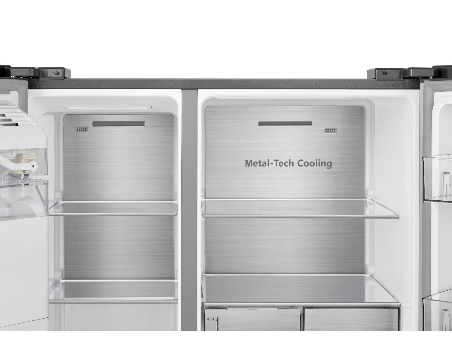 Hisense RS818N4TIE Frigorifero SideBySide 2 Porte 632L Libera Installazione Inox