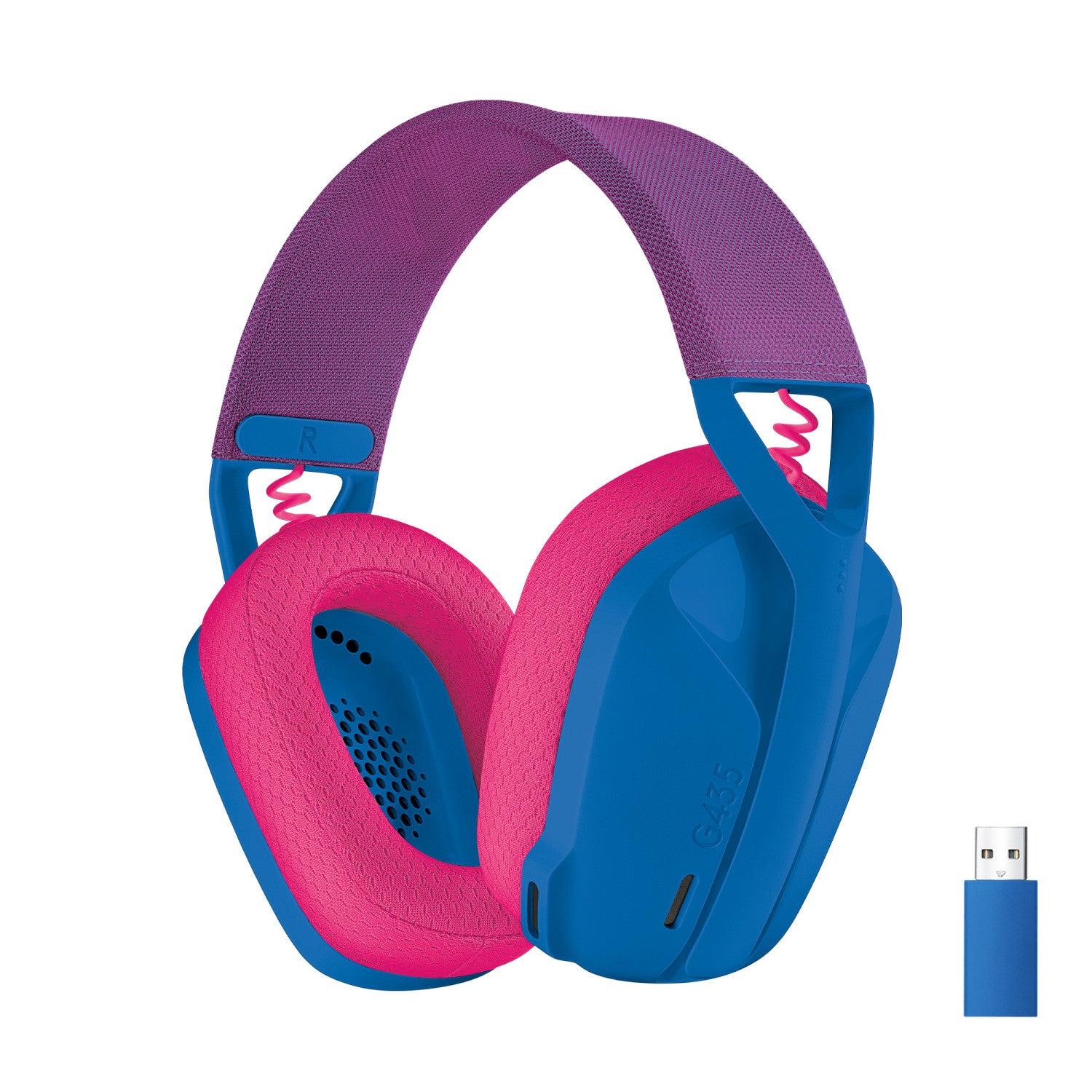 Logitech G Logitech G435 LIGHTSPEED Cuffie Gaming Wireless Bluetooth per PC PS4 PS5 Smartphone Blu