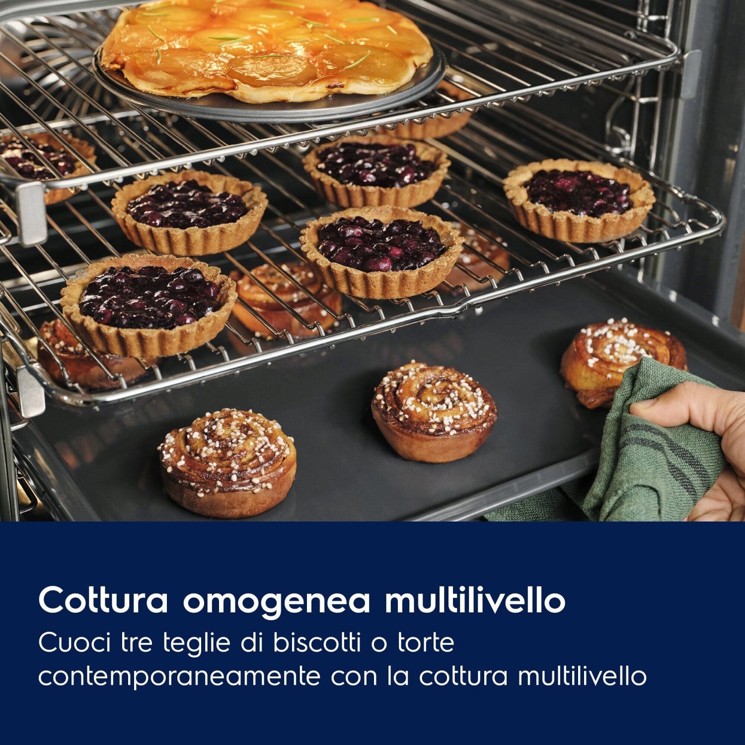 Electrolux Serie 600 LOC3H44TX Forno A vapore SenseCook con SteamCrisp