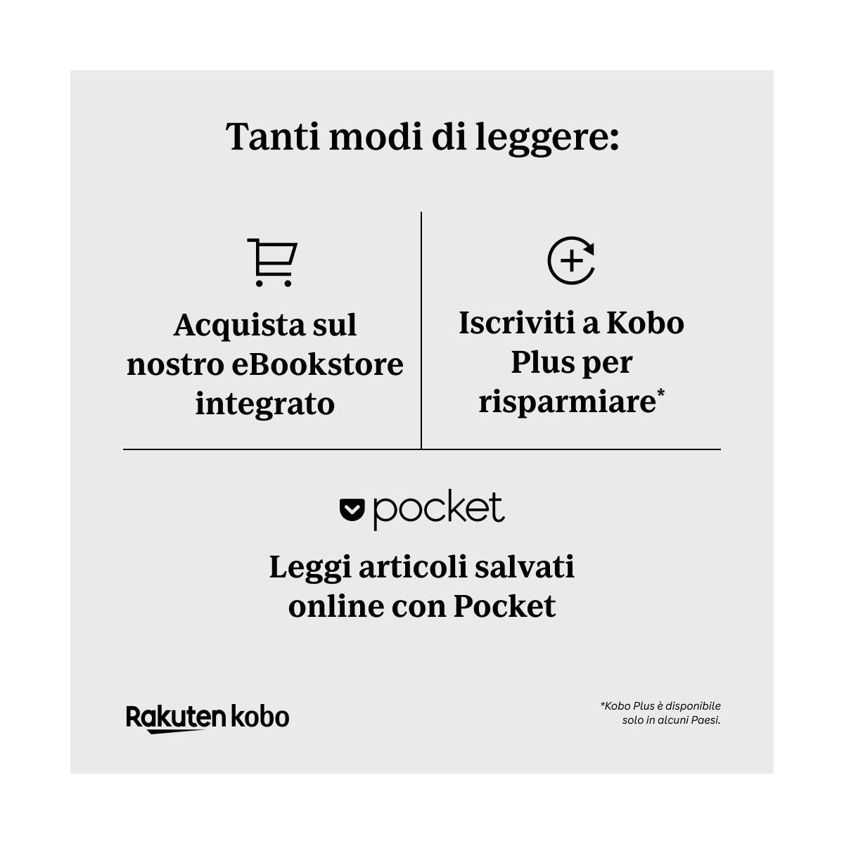 Rakuten Kobo Clara BW lettore e-book Touch screen 16 GB Wi-Fi Nero