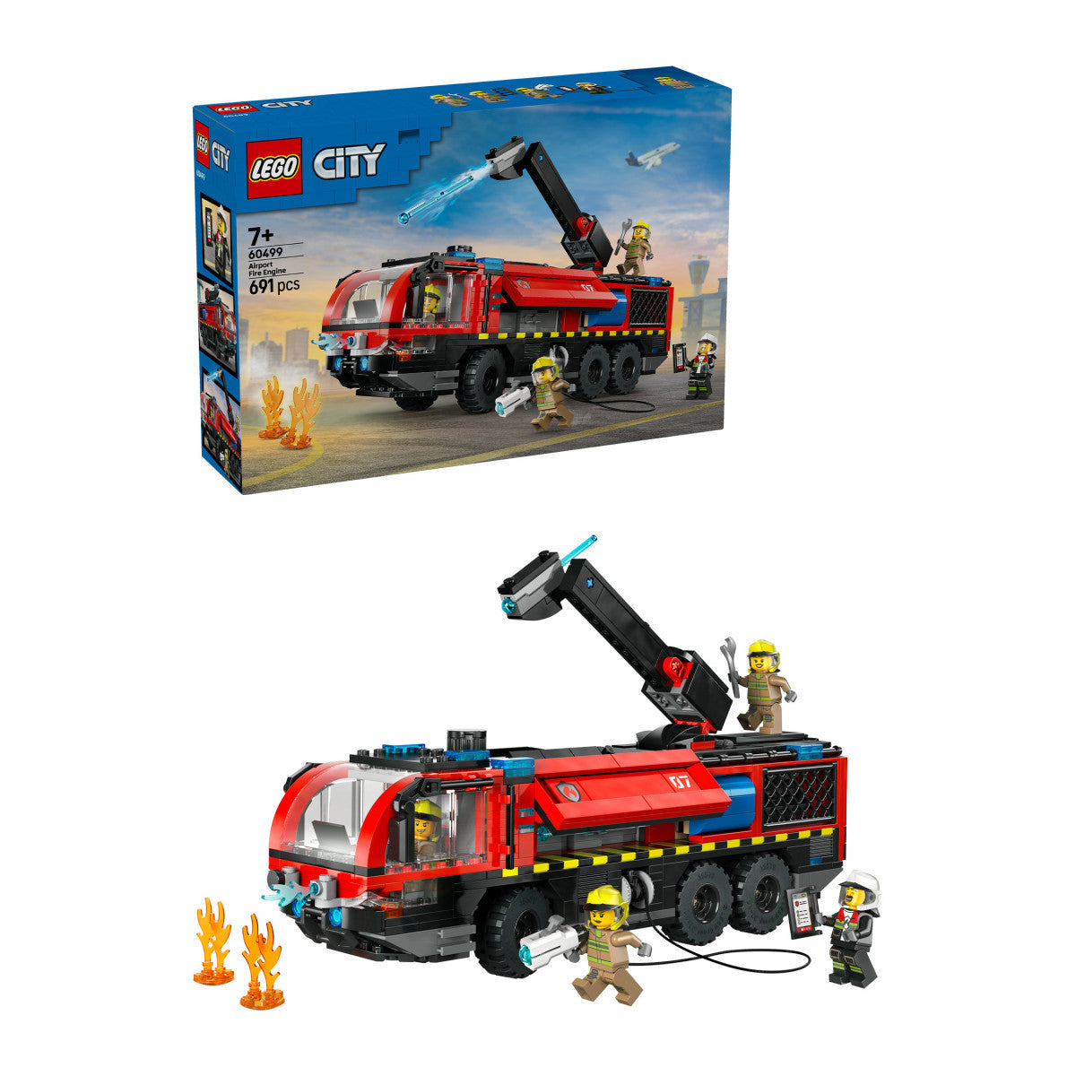 LEGO City Autopompa Dell'Aeroporto 60499 - 691 Pezzi