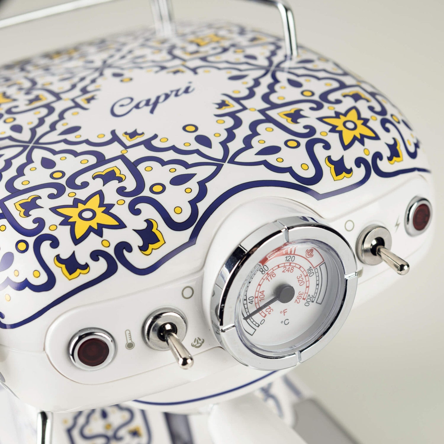 Ariete 1389 Macchina da caffè Capri, 850W, Capacità serbatoio 0,9L, Filtro à½ tazze, Vassoio raccogli goccia, Cappuccinatore