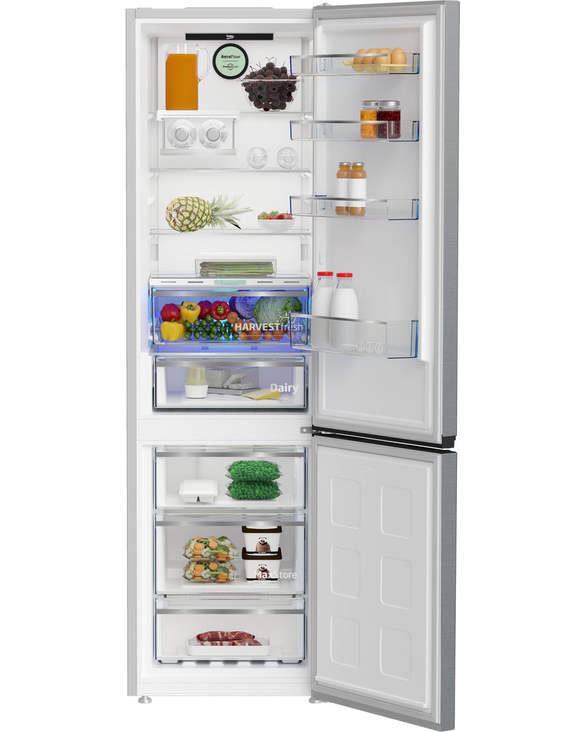 Beko B5RCNE405LXP Frigorifero con Congelatore Libera Installazione 355 L Classe D Acciaio Inossidabile