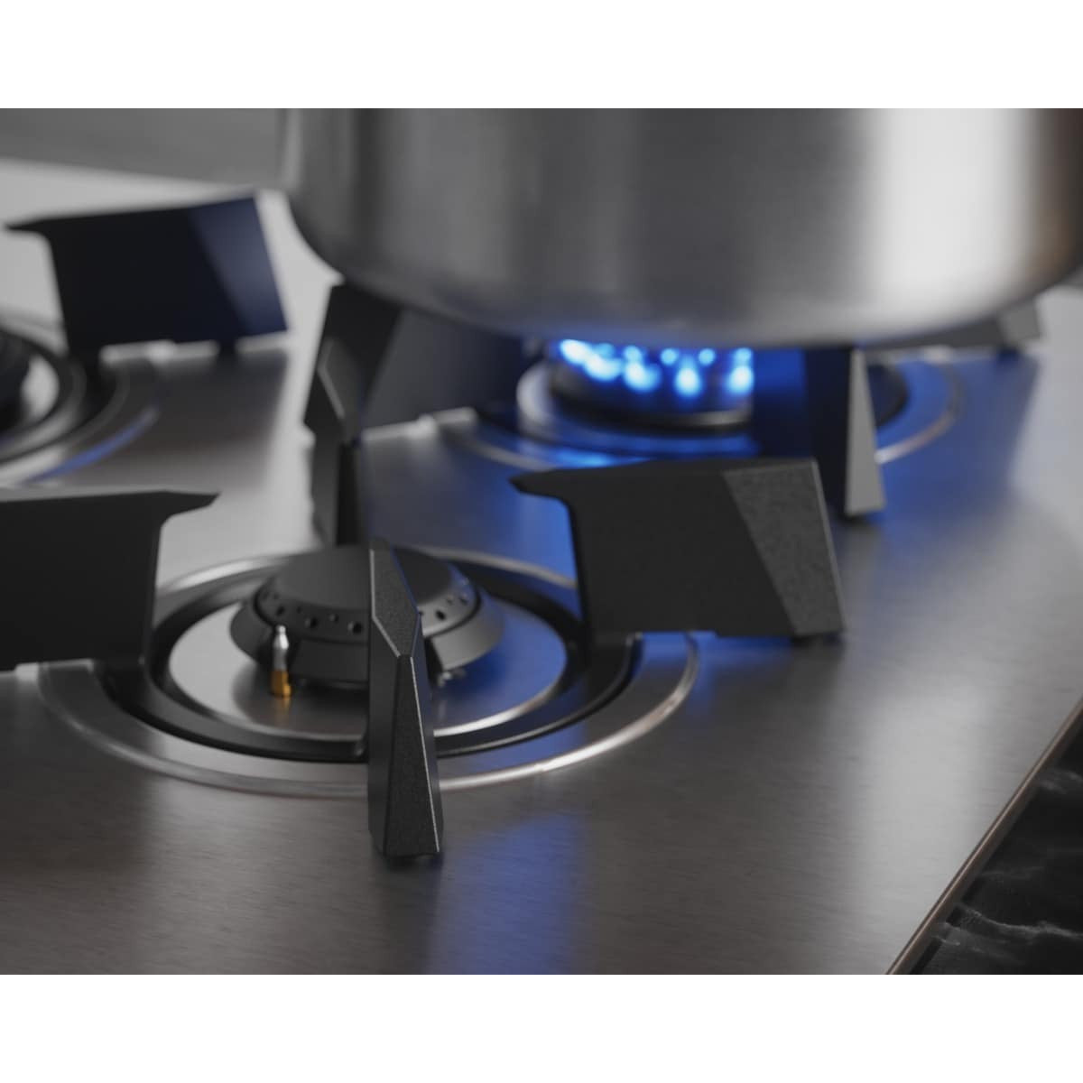 AEG PIANO GAS INDUZ. COMANDI FRONTALI 90 CM HDB95623NB Venduto come Grado C 7332543891801