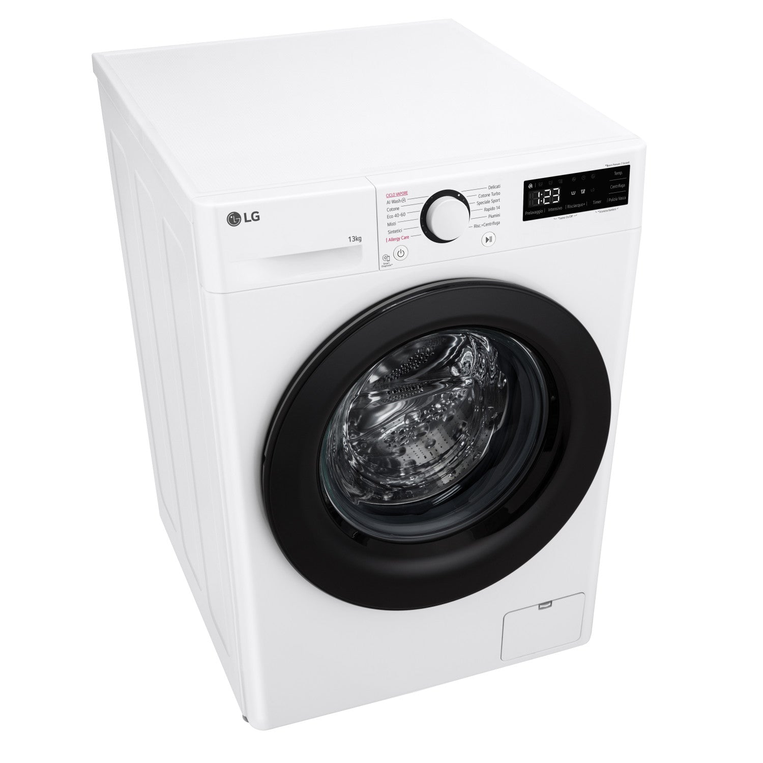 LG F4R3013NSWB Lavatrice 13kg AI DD, Classe A-20 , 1400 giri, Lavaggio a vapore