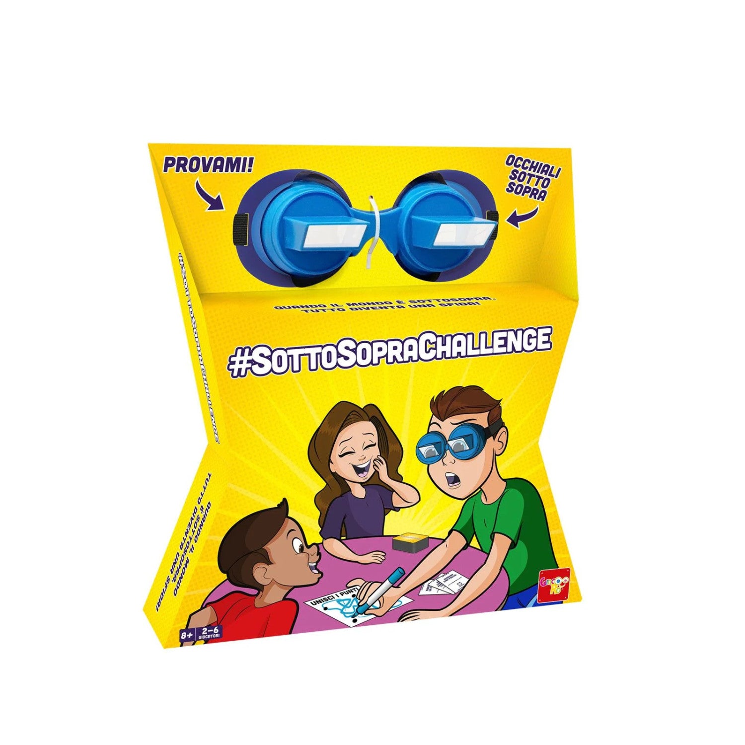 Rocco Giocattoli Sottosopra Challenge - Gioco Di Società Con Occhiali Capovolti