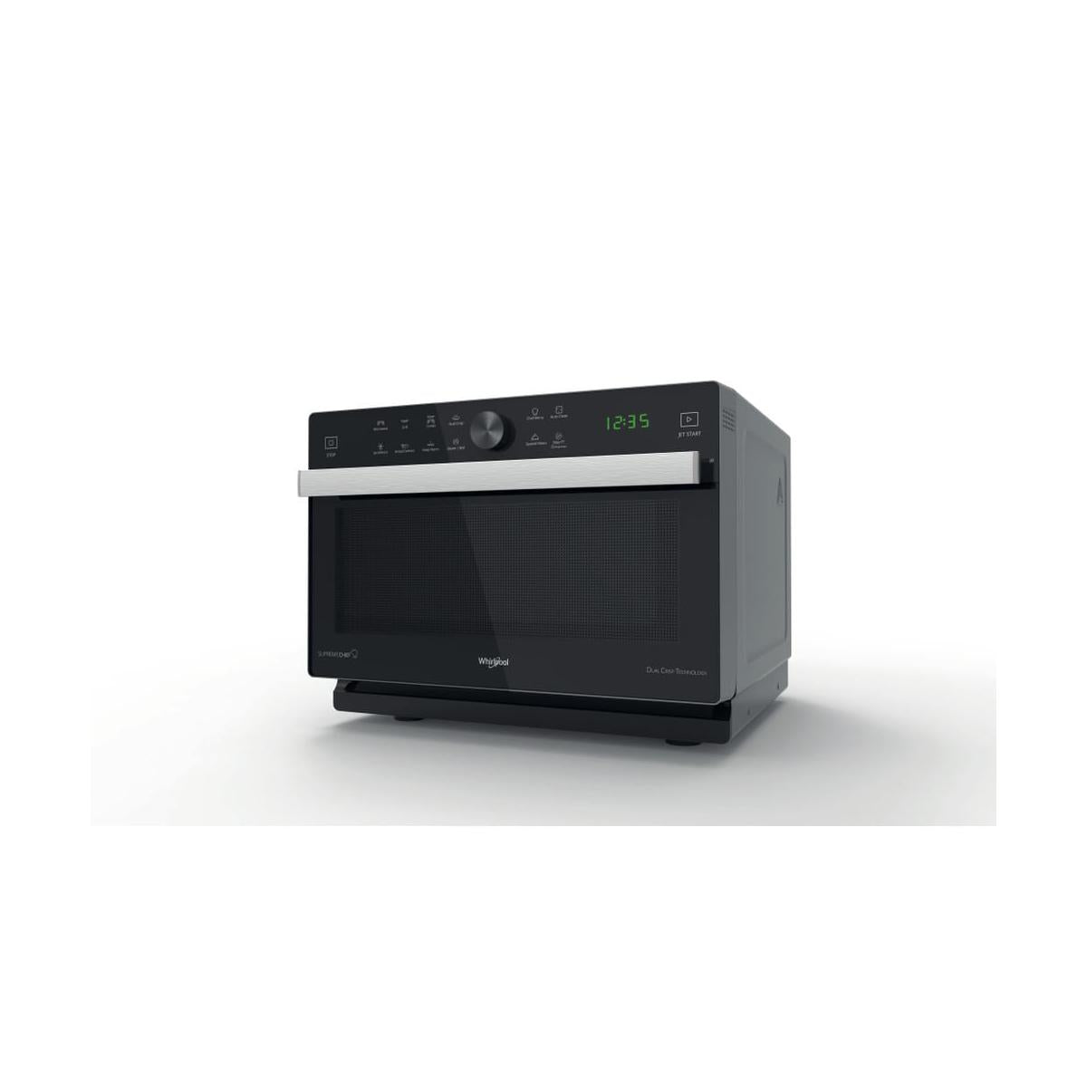 Whirlpool Supreme Chef MWP 337 SB Superficie piana Microonde con grill 33 L 900 W Nero, Argento