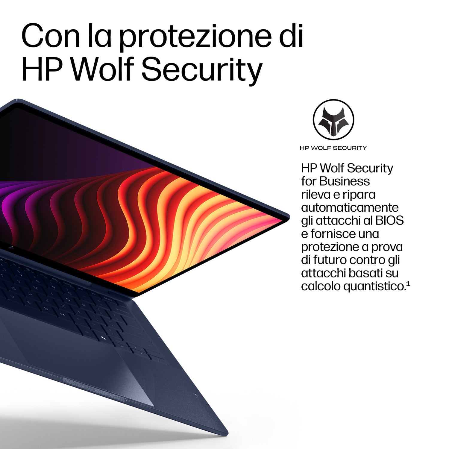 HP EliteBook X G2i Next Gen AI PC Wolf Pro Security Edition Copilot PC Intel Core Ultra 7 356H Computer portatile 35,6 cm (14pollici) 3K 32 GB LPDDR5x-SDRAM 1 TB SSD Wi-Fi 7 (802.11be) Windows 11 Pro Blu