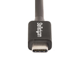 StarTech.com Cavo Thunderbolt 4 da 50cm - 40Gbps - PD 100W - Cavo Video/Trasferimento dati 4K/8K - Cavo Thunderbolt Certificato Intel Compatibile con USB4/Thunderbolt 3/USB 3.2/USB Tipo C/DisplayPort - Cavo USB C