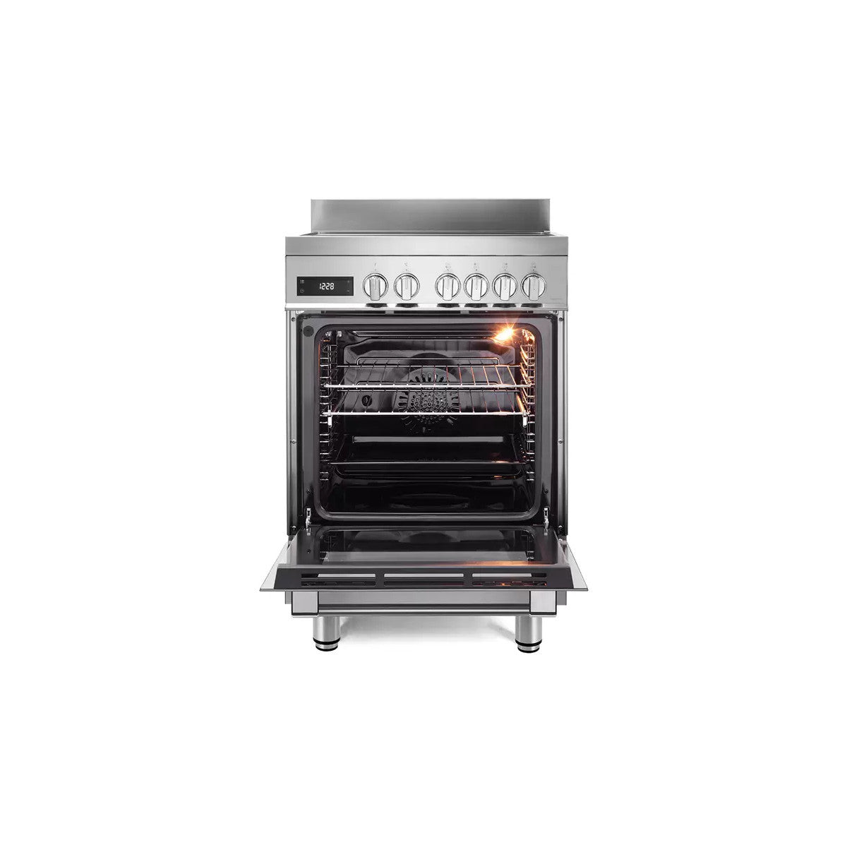 De Longhi PRO 66 MXL IN cucina Elettrico Piano cottura a induzione Zoneless Acciaio inox