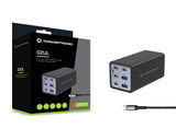 Conceptronic OZUL06BE Caricabatterie per dispositivi mobili Universale Nero AC Ricarica rapida Interno