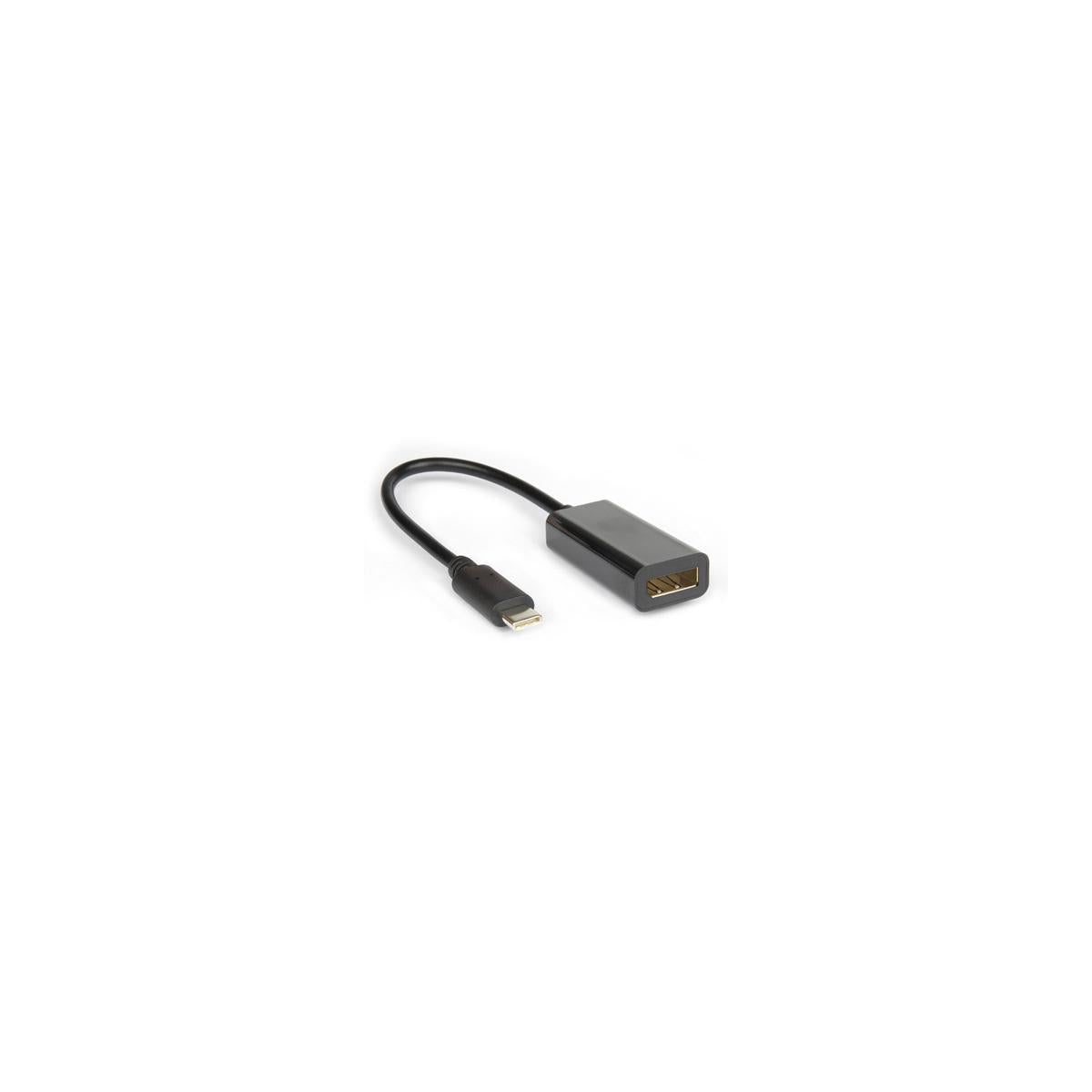 Hamlet XVAUC-DP4K cavo e adattatore video USB tipo-C DisplayPort Nero