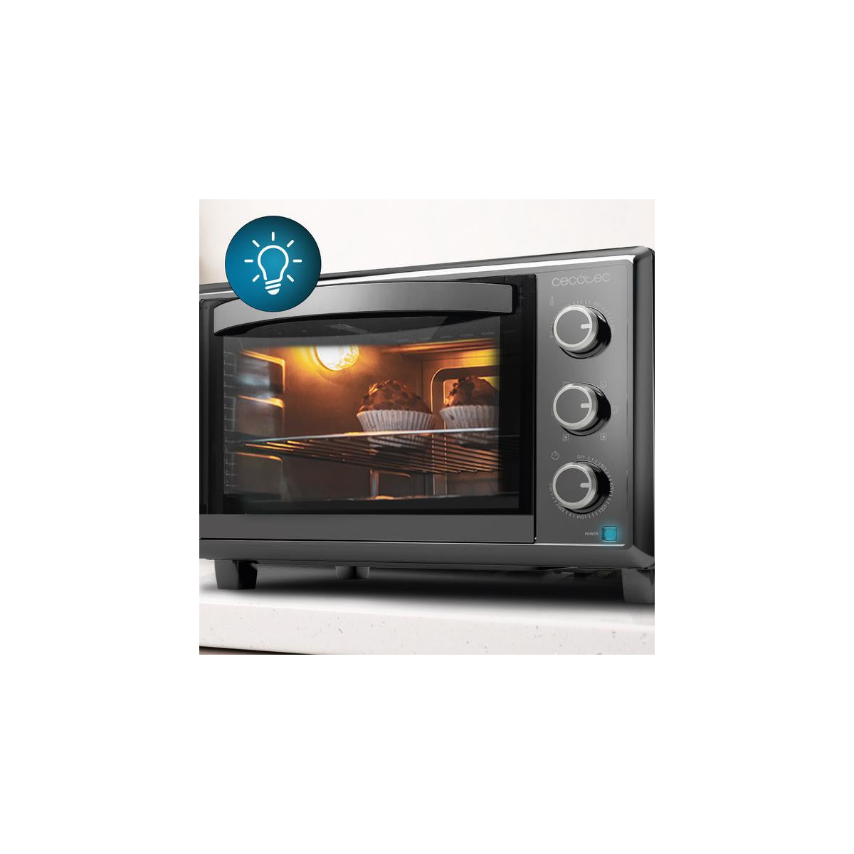 Cecotec 03818 forno 26 L 1500 W Nero