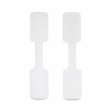 StarTech.com Etichette per cavi da 9cm, confezione da 100, bianco, Etichette per la gestione cavi con fissaggio a strappo, etichette segnacavi scrivibili