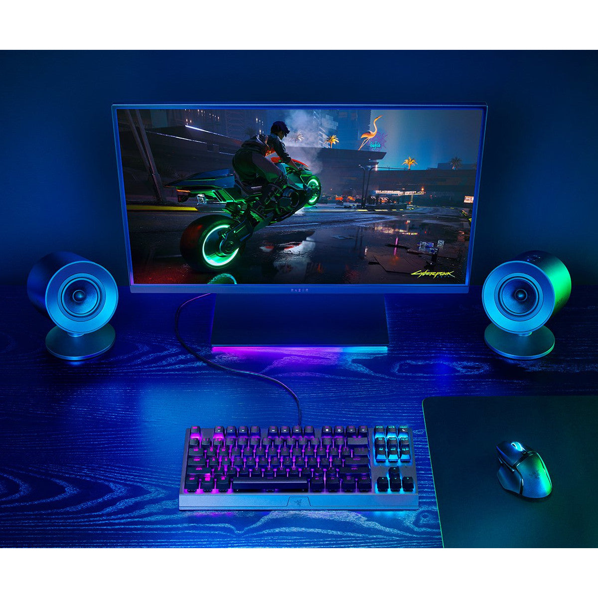 Razer Nommo V2 X Altoparlanti PC Full Range 2.0, Nero, Cablato e Wireless