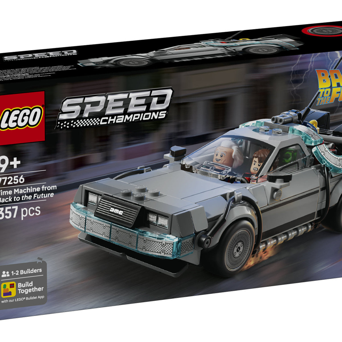 LEGO Speed Champions Macchina del Tempo di Ritorno al Futuro 77256