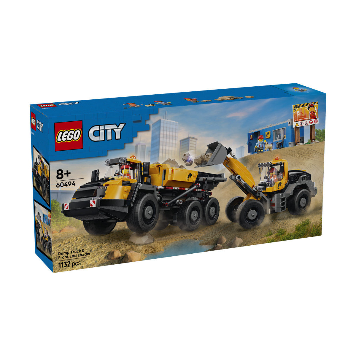 LEGO City (60494) Camion Ribaltabile E Pala Meccanica