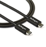 StarTech.com Cavo Thunderbolt 3 da 80 cm, 40Gbps, 100W PD, 4K/5K, Certificato Thunderbolt, Compatibile con Thunderbolt 4/USB 3.2/DP Alt Mode/USB4