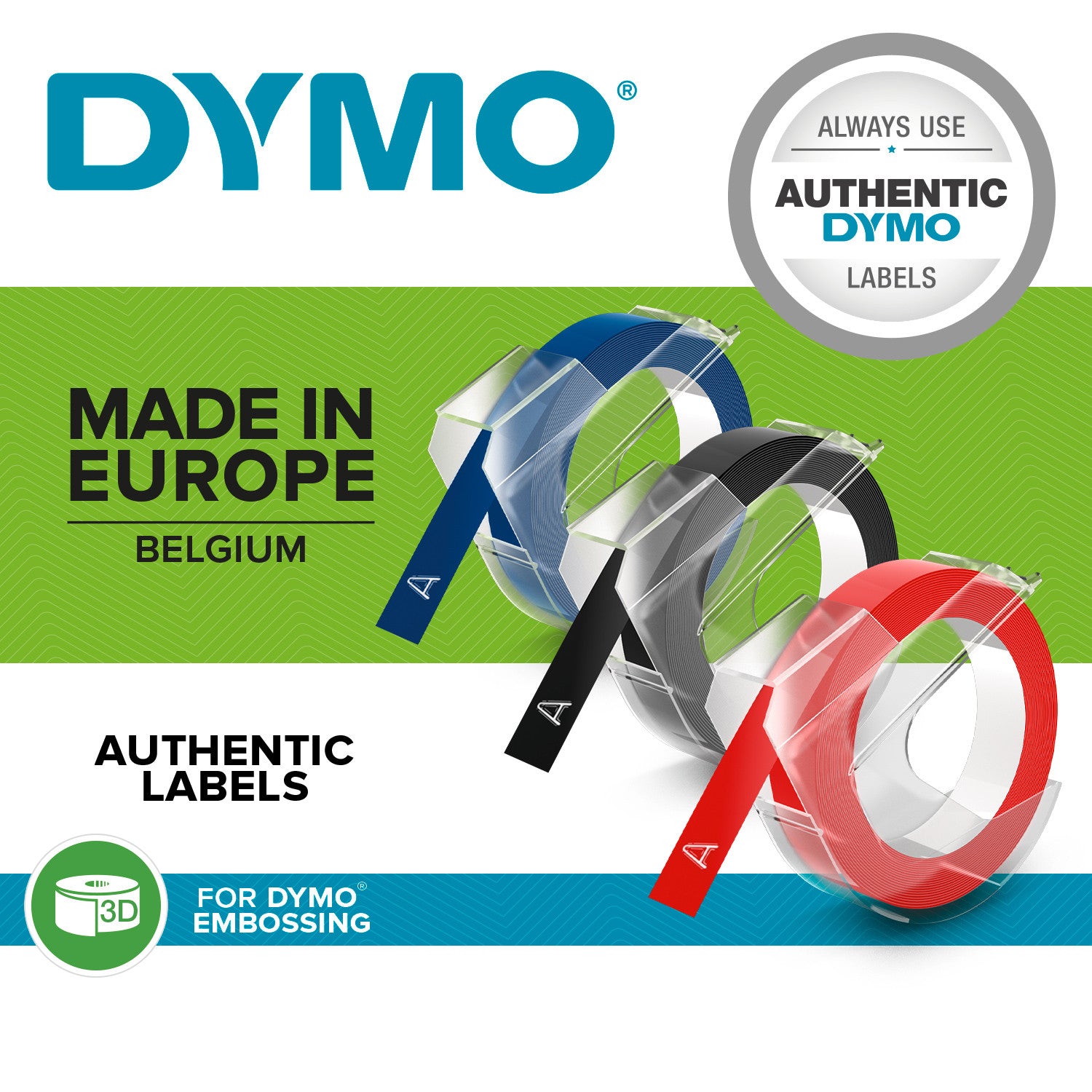 DYMO 3D label tapes nastro per etichettatrice