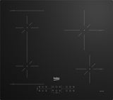Beko HII64200SFMT piano cottura Nero Da incasso 59 cm Piano cottura a induzione 4 Fornelli