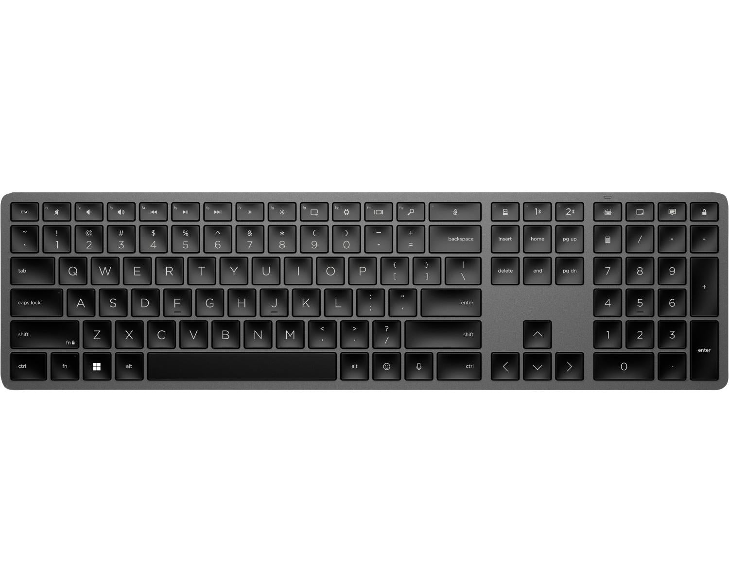 HP 975 Dual-Mode Wireless Keyboard tastiera RF senza fili Bluetooth Nero