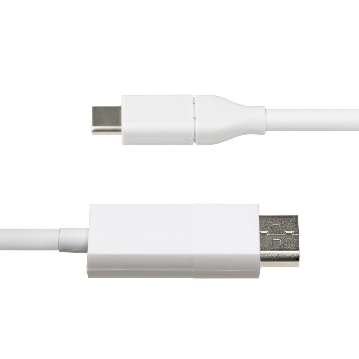 StarTech.com Cavo da USB-C a DisplayPort 1.2 da 2m, 4K 60 Hz, cavo adattatore bidirezionale da DP a USB Type-C / da USB-C a DP, compatibile con Thunderbolt, Bianco