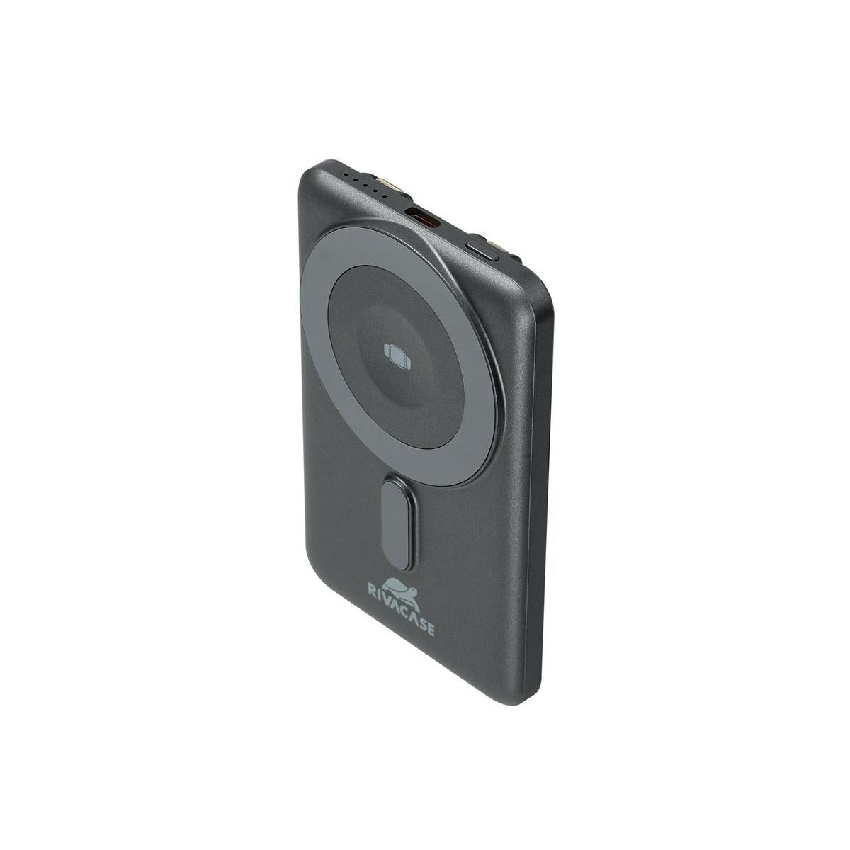 Rivacase VA2607 batteria portatile Polimeri di litio (LiPo) 5000 mAh Carica wireless Nero, Grigio