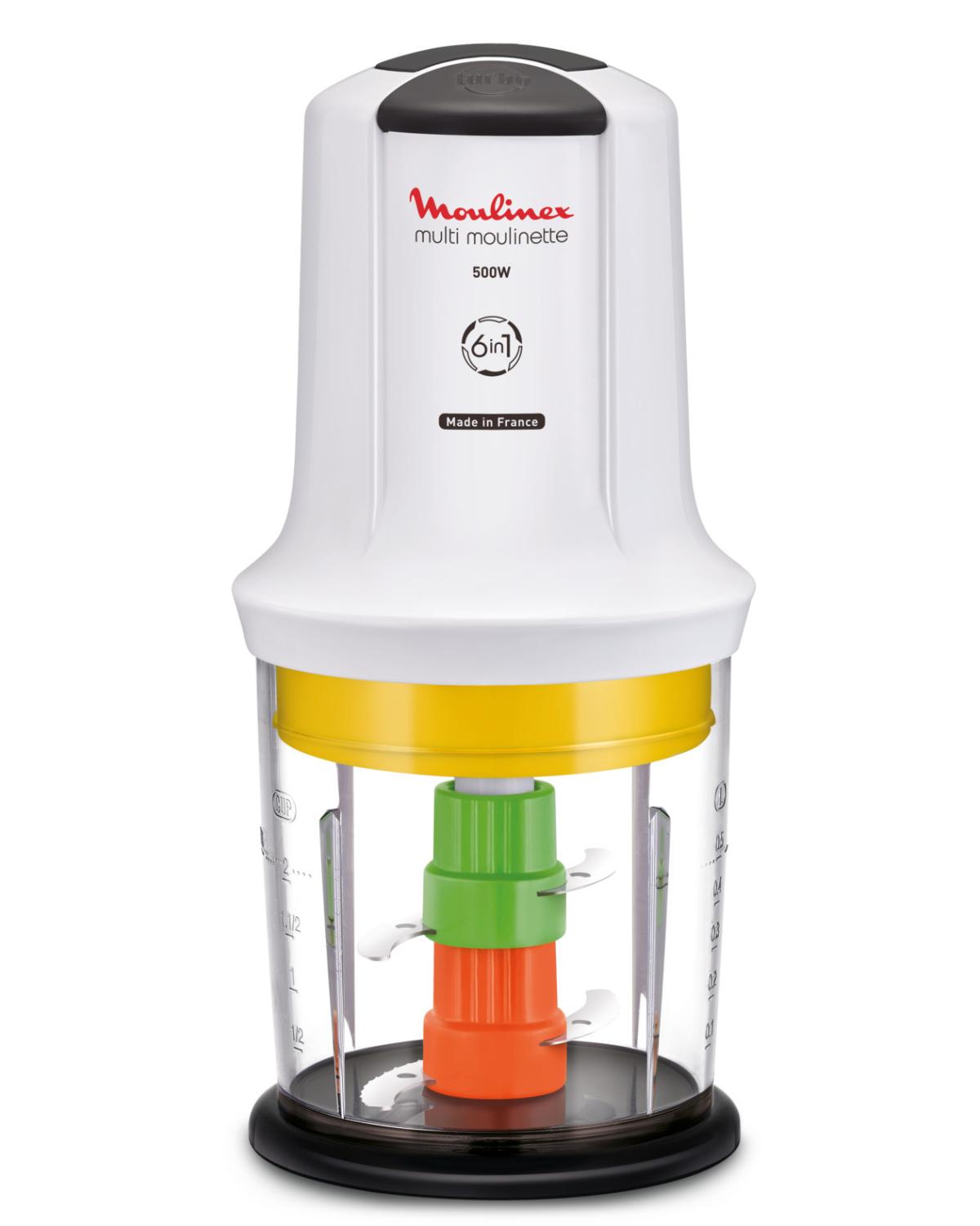Moulinex AT723110 Tritatutto La Moulinette Multi 6 in 1 Bianco