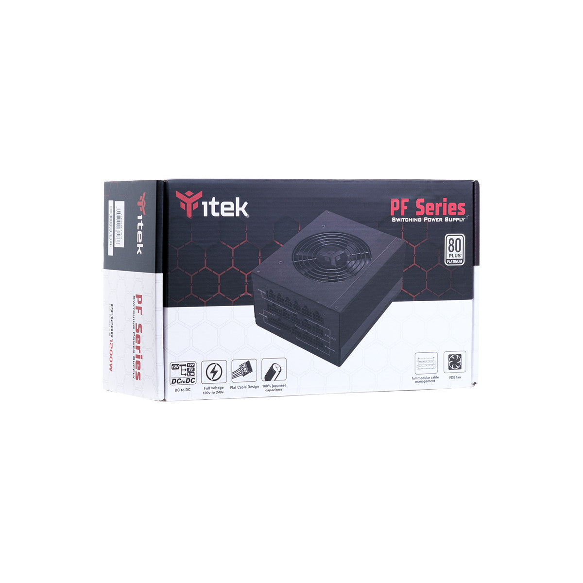 itek Alimentatore PF1200 EVO alimentatore per computer 1200 W 24-pin ATX ATX Nero