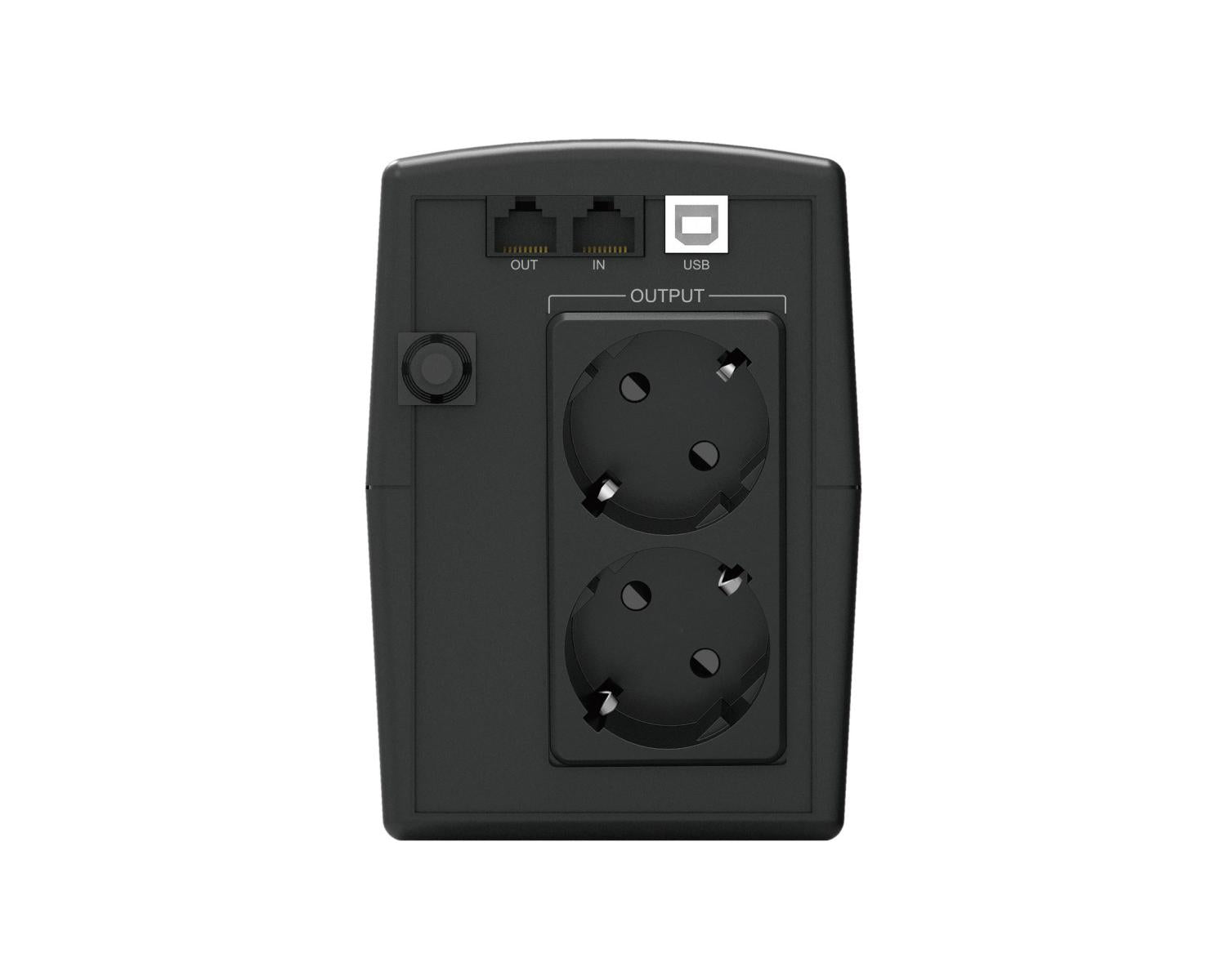 Conceptronic ZEUS02ES gruppo di continuità (UPS) A linea interattiva 0,85 kVA 480 W 2 presa(e) AC
