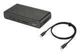 ASUS Triple Display USB-C Dock Duo DC301 Cablato Nero