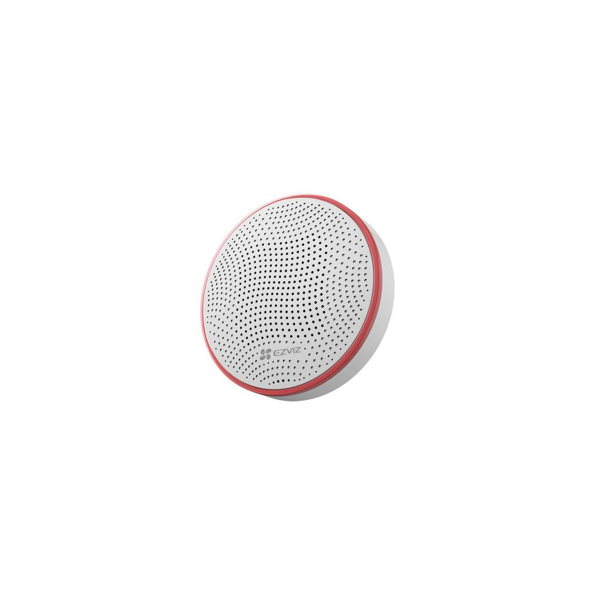Ezviz EZVCST9C T9C Sirena da Esterno Wireless 90-105 dB da Abbinare alla Centralina A3 Bianco Rosso