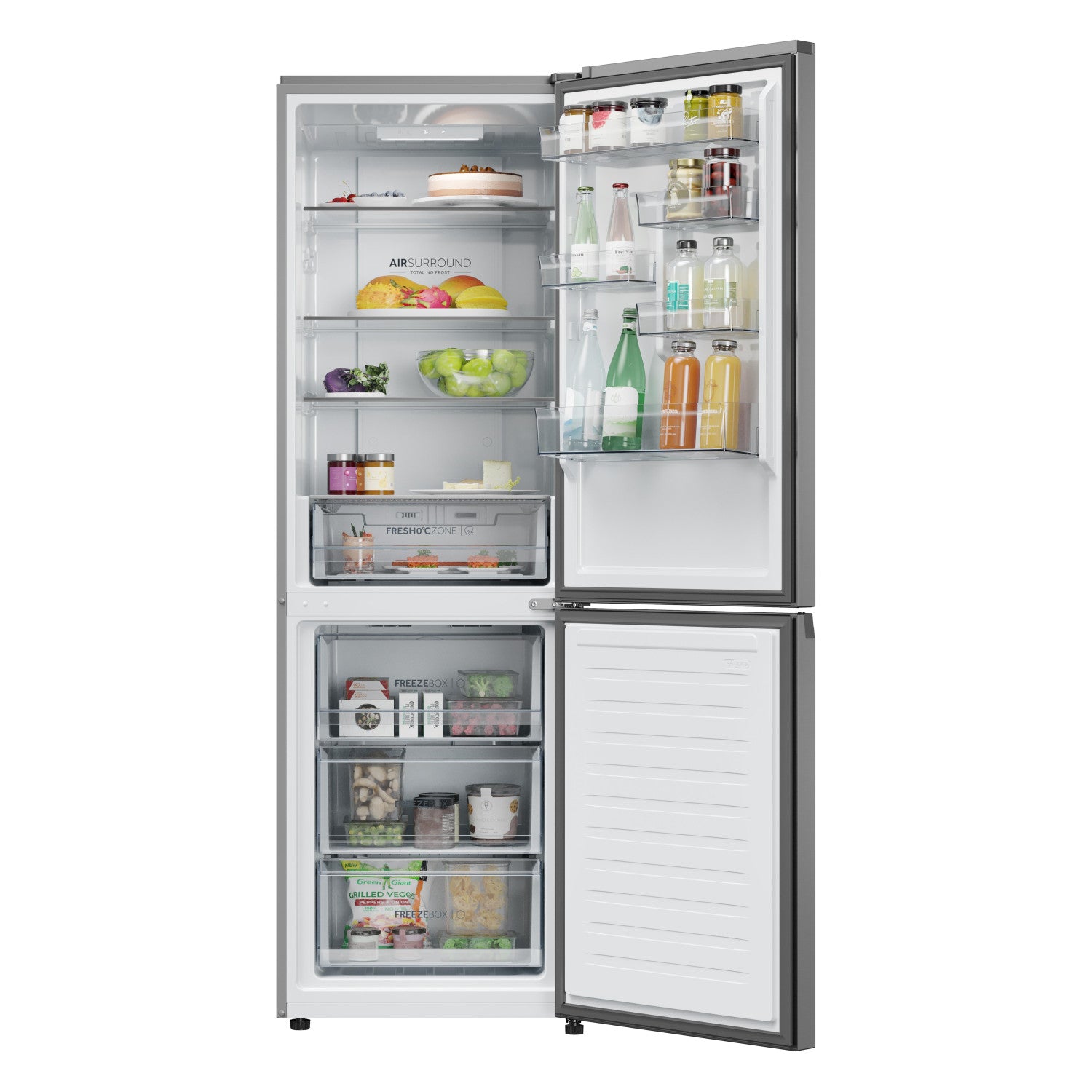 Haier HDPR1618CNPK frigorifero Libera installazione 352 L classe C Acciaio inox