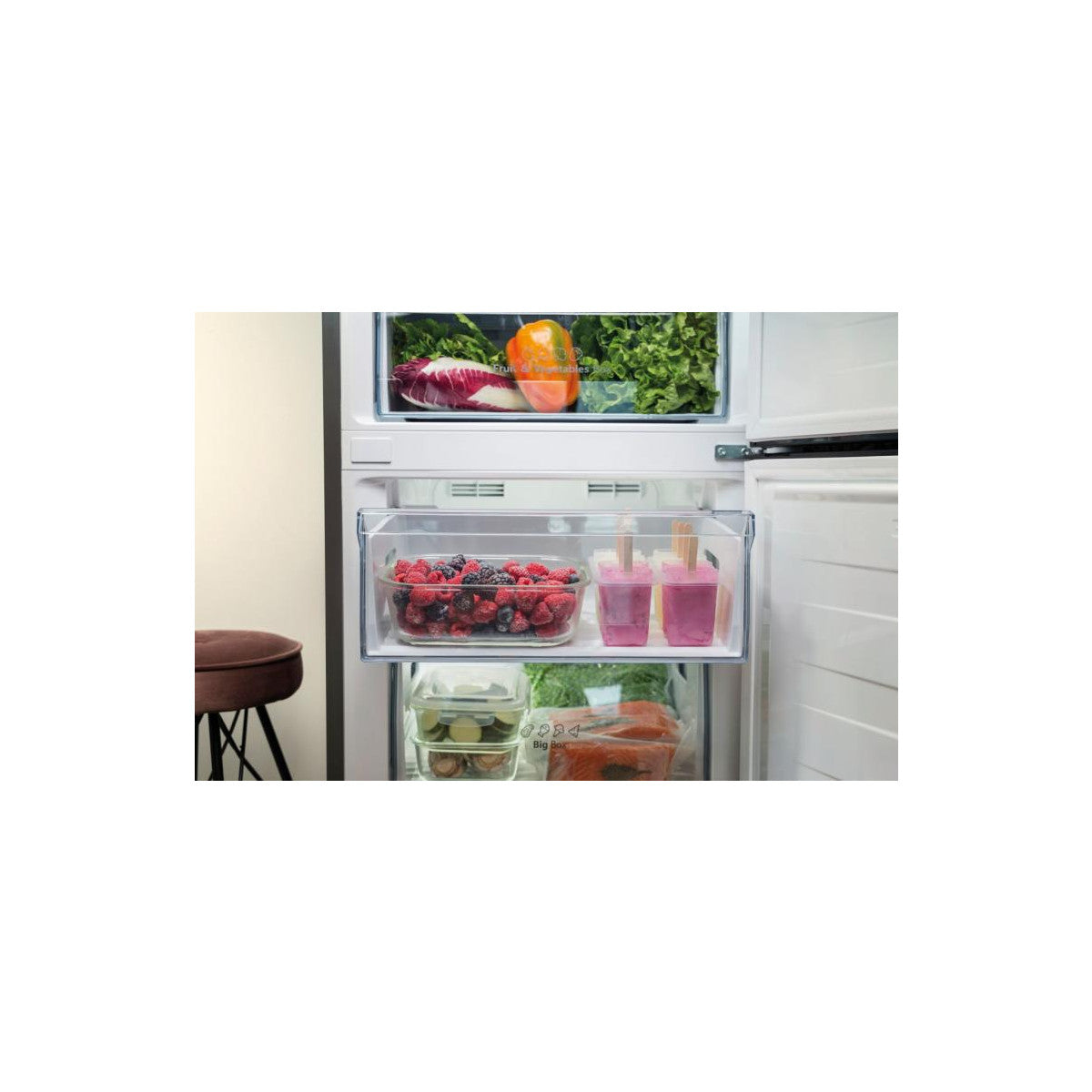 Hisense RB434N4BCB frigorifero con congelatore Libera installazione 331 L B Grigio, Acciaio inox