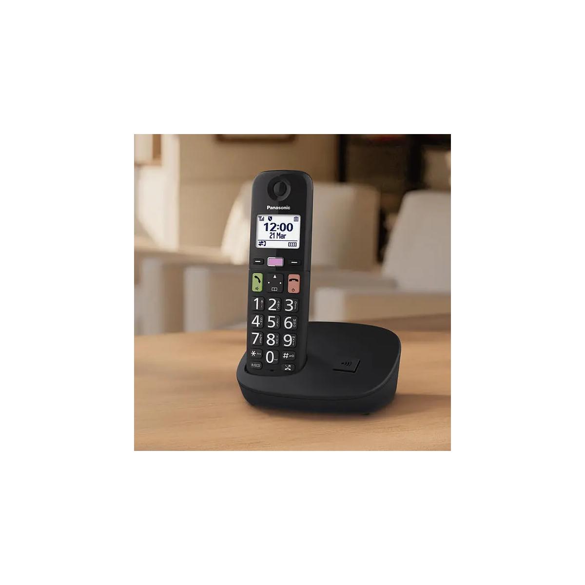Panasonic KX-TGU110EXB telefono Telefono DECT Nero