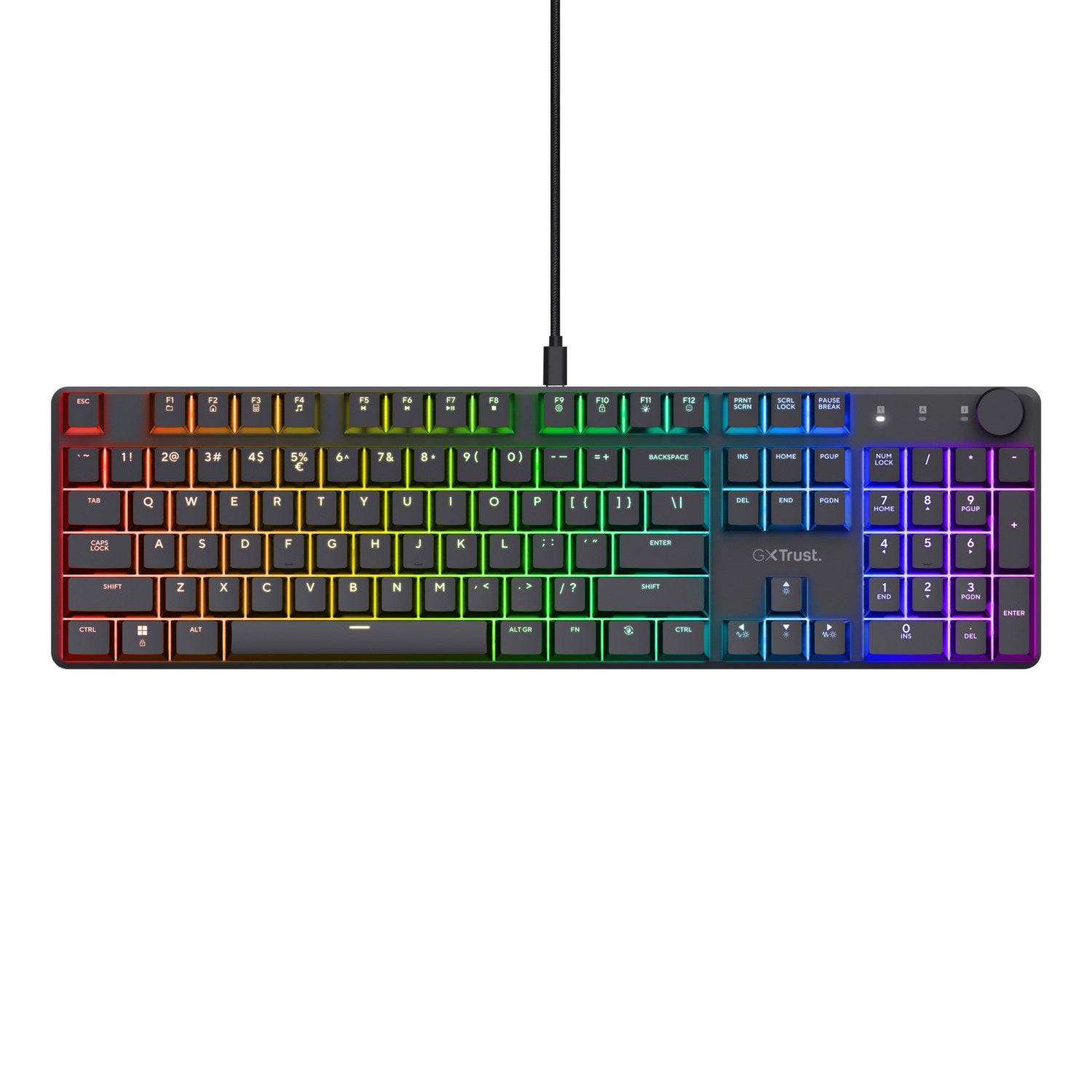 Trust GXT 866 Torix Tastiera USB QWERTY Italiano Nero