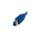 StarTech.com Cavo USB 3.0 SuperSpeed per stampante tipo A/B ad alta velocita' M/M - 1m